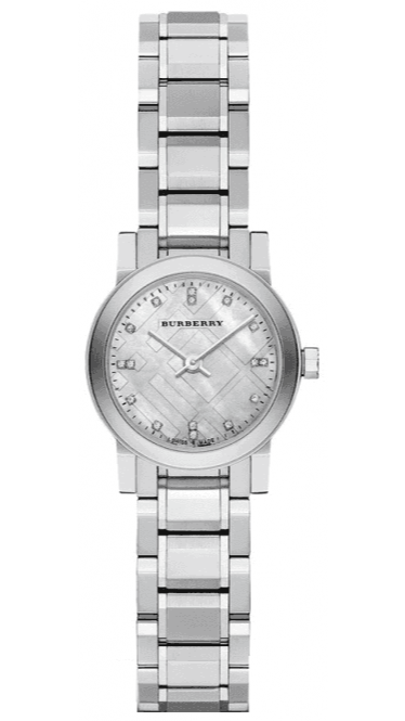 Burberry The City Silver Dial Silver Steel Strap Watch for Women - BU9213