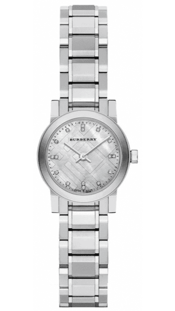 Burberry The City Silver Dial Silver Steel Strap Watch for Women - BU9213