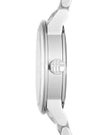 Burberry The City Diamonds Silver Dial Silver Steel Strap Watch for Women - BU9229