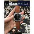 Burberry The City Black Dial Brown Leather Strap Watch for Men - BU9905