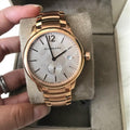 Burberry The Classic Rose Gold Dial Rose Gold Steel Strap Watch for Men - BU10013