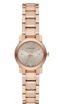 Burberry The City Beige Dial Rose Gold Steel Strap Watch for Women - BU9228