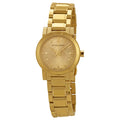 Burberry The City Gold Dial Gold Steel Strap Watch for Women - BU9227