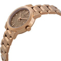 Burberry The City Beige Dial Rose Gold Steel Strap Watch for Women - BU9228