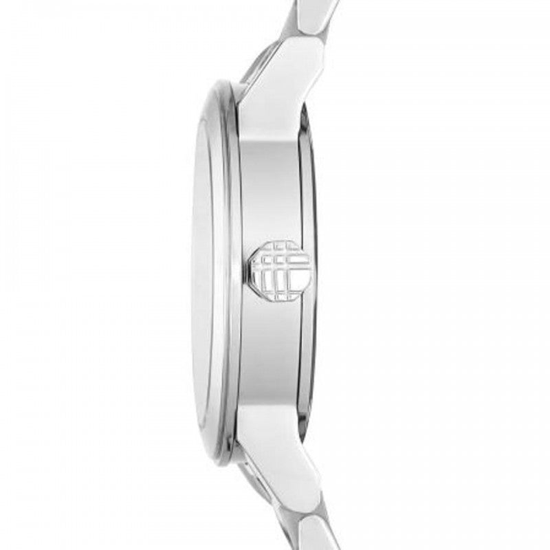 Burberry The City Diamonds Silver Dial Silver Steel Strap Watch for Women - BU9230