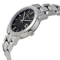 Burberry The City Black Dial Silver Stainless Steel Strap Watch for Women - BU9101