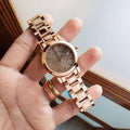 Burberry The City Rose Gold Dial Rose Gold Steel Strap Watch for Women - BU9135