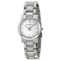 Burberry The City Diamonds Silver Dial Silver Steel Strap Watch for Women - BU9230