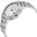 Burberry The City Silver Dial Silver Steel Strap Watch for Women - BU9200