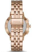 Fossil Carlie Rose Gold Dial Rose Gold Steel Strap Watch for Women - ES4301