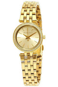 Michael Kors Darci Gold Dial with Diamonds Gold Steel Strap Watch for Women - MK3295