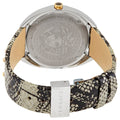 Versace Shadov Quartz Silver Dial Snakeskin Leather Strap Watch for Women - VEBM00718