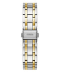 Guess Cosmo Diamonds Silver Dial Two Tone Steel Strap Watch for Women - GW0033L4