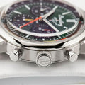 Breitling Top Time B01 Ford Mustang Green Dial Brown Leather Strap Watch for Men - AB01762A1L1X1