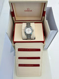 Omega Seamaster Aqua Terra Quartz Diamond Silver Dial Silver Steel Strap Watch for Women - 220.10.28.60.54.001