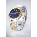 Michael Kors Slim Runway Blue Dial Two Tone Steel Strap Watch for Women - MK3479