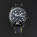 Tag Heuer Aquaracer Chronograph Black Dial Black Nylon Strap Watch for Men - CAY218A.FC6361