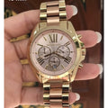 Michael Kors Bradshaw Gold Dial Gold Steel Strap Watch for Women - MK6359