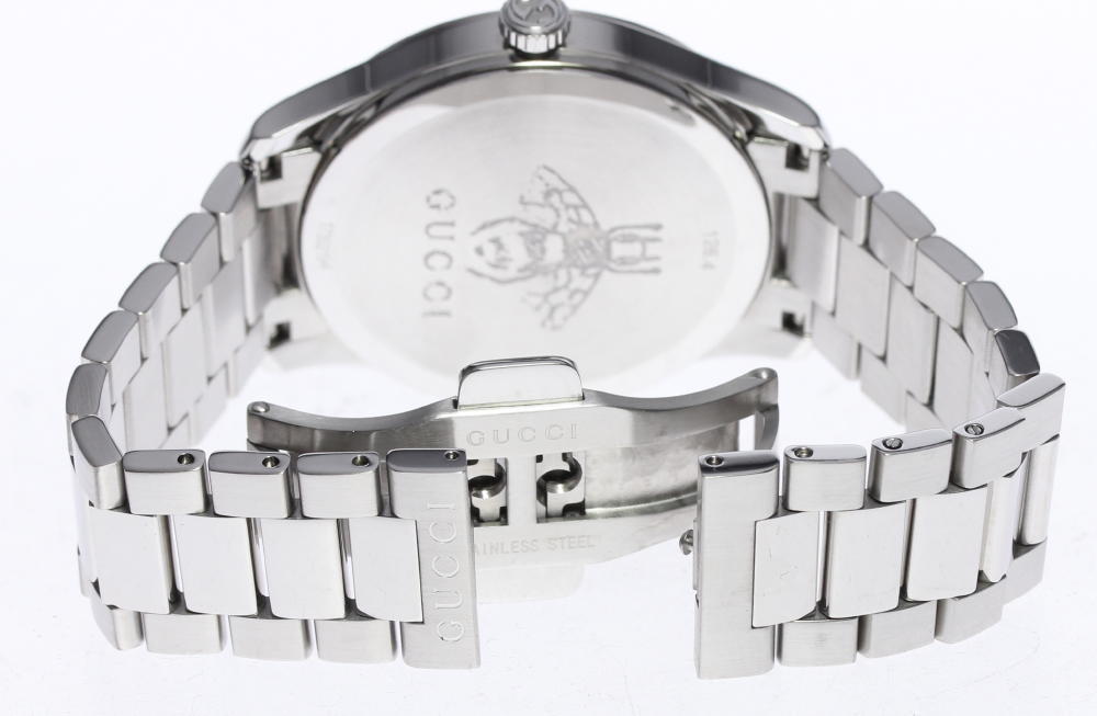 Gucci G Timeless Feline Silver Dial Silver Steel Strap Watch For Women - YA1264095