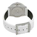 Calvin Klein Accent White Dial White Leather Strap Watch for Women - K2Y2Y1KW