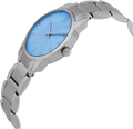 Calvin Klein City Mother of Pearl Blue Dial Silver Steel Strap Watch for Women - K2G2314X