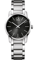 Calvin Klein City Grey Dial Silver Steel Strap Watch for Women - K2G23161