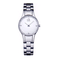 Calvin Klein Simplicity White Dial Silver Steel Strap Watch for Women - K4323101