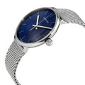 Calvin Klein High Noon Quartz Blue Dial Silver Mesh Bracelet Watch for Men - K8M2112N