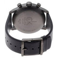 Calvin Klein City Chronograph Grey Dial Black Leather Strap Watch for Men - K2G177C3