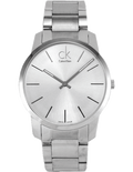 Calvin Klein City Silver Dial Silver Steel Strap Watch for Men - K2G21126