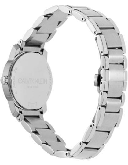 Calvin Klein City Grey Dial Silver Steel Strap Watch for Women - K2G23161