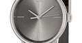 Calvin Klein Accent Black Dial Black Leather Strap Watch for Women  - K2Y2Y1C3