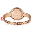 Calvin Klein Impetuos Silver Dial Rose Gold Steel Strap Watch for Women - K4F2N616