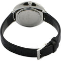 Calvin Klein Rise Grey Dial Black Leather Strap Watch for Women - K7A231C3