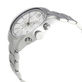 Calvin Klein Masculine Chronograph White Dial Silver Steel Strap Watch for Men - K2H27126