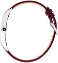 Calvin Klein Rebel Blue Dial Maroon Leather Strap Watch for Women - K8P231UN