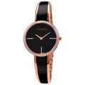 Calvin Klein Seduce Black Dial Two Tone Steel Strap Watch for Women - K4E2NX1S