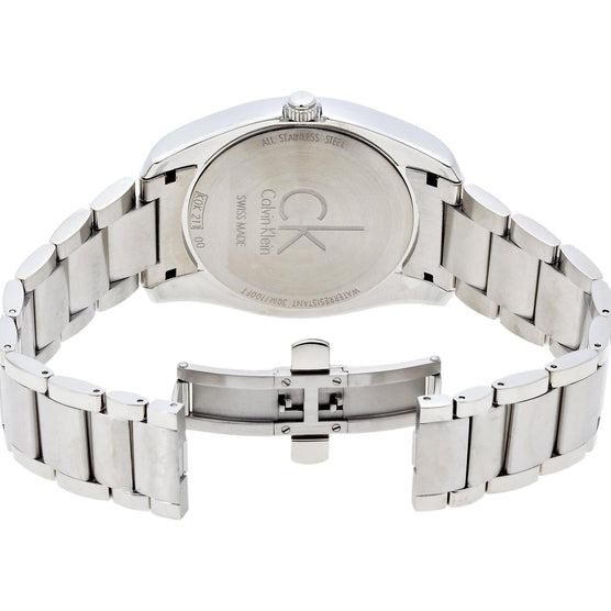 Calvin Klein City Grey Dial Silver Steel Strap Watch for Women - K2G23144