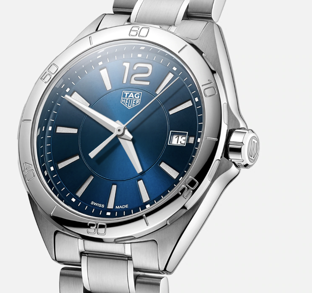 Tag Heuer Formula 1 Quartz 35mm Blue Dial Silver Steel Strap Watch for Women - WBJ1312.BA0666