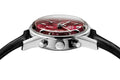 Tag Heuer Carrera Automatic Chronograph Red Dial Black Leather Strap Watch for Men - CBK221G.FC6479