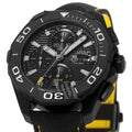 Tag Heuer Aquaracer Chronograph Black Dial Black Nylon Strap Watch for Men - CAY218A.FC6361