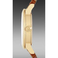 Burberry The City Gold Dial Brown Leather Strap Watch for Women - BU9133