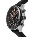 Tag Heuer Carrera Year of The Rabbit Automatic Chronograph Black Dial Black Leather Strap Watch for Men - CBN2A1L.FC6521