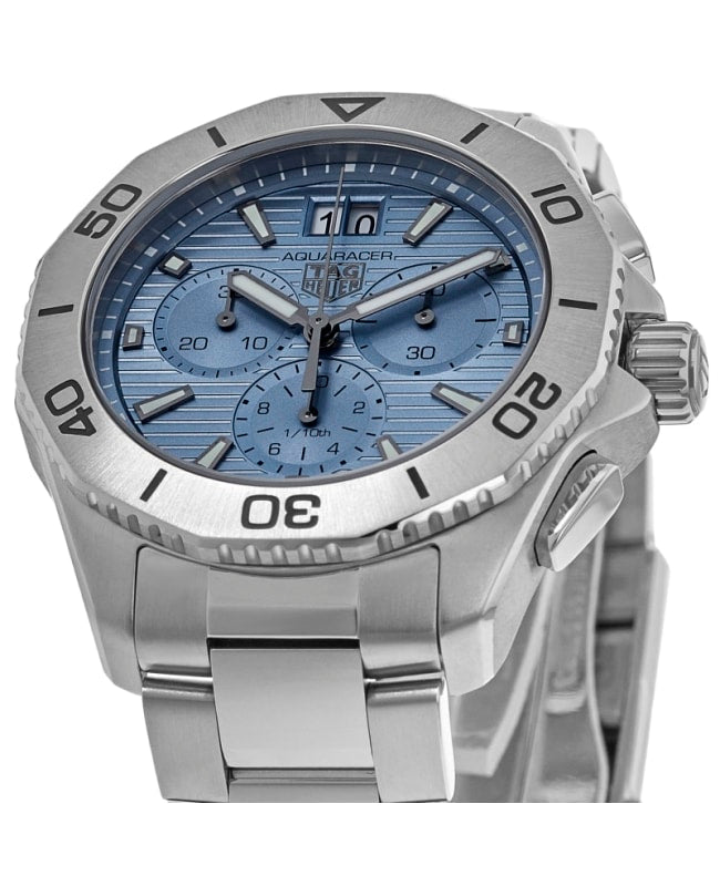 Tag Heuer Aquaracer Professional 200 Date Blue Dial Silver Steel Strap Watch for Men - CBP1112.BA0627