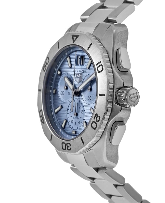 Tag Heuer Aquaracer Professional 200 Date Blue Dial Silver Steel Strap Watch for Men - CBP1112.BA0627