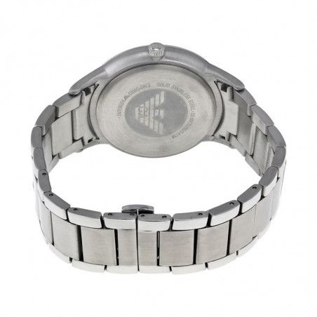 Emporio Armani Classic Quartz Silver Dial Silver Steel Strap Watch For Men - AR2478