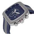 Gucci Coupe Chronograph Blue Dial Two Tone NATO Strap Watch for Men - YA131203