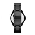 Fossil Cecile Multi Function Crystals Black Dial Black Steel Strap Watch for Women - AM4522