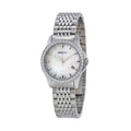 Gucci G Timeless Diamonds Mother of Pearl Dial Silver Steel Strap Watch For Women - YA126506