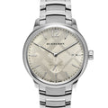 Burberry The Classic White Dial Silver Steel Strap Watch for Men - BU10004